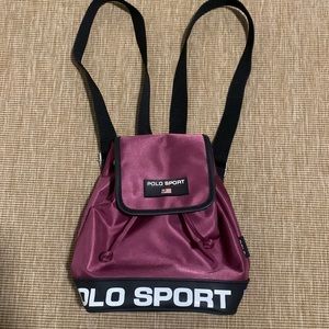 Polo sport Ralph Lauren nylon logo backpack vintage 90s